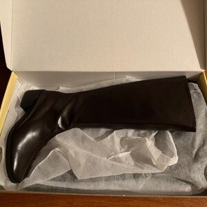 Unused W Concept Long Leather Boots,